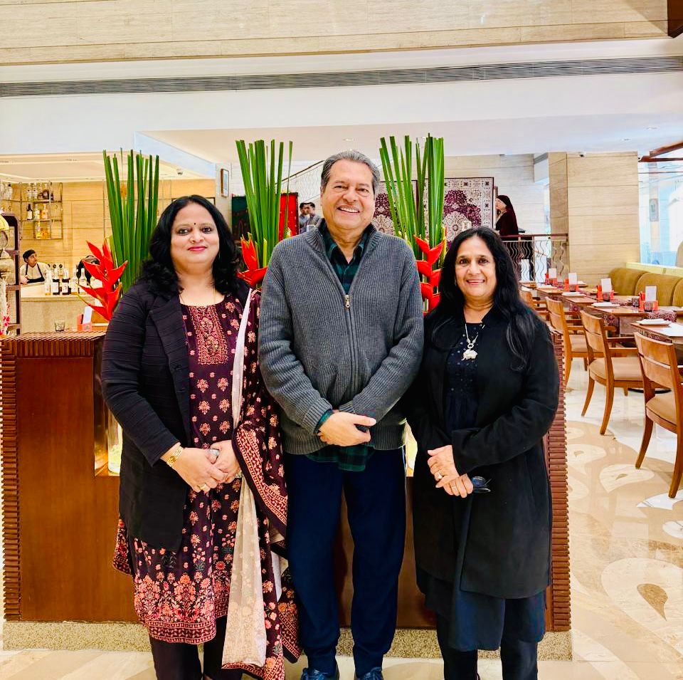 Gayatri Subramaniam with Dr. Bhaskar Chatterjee